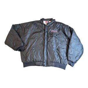 Vintage Swingster Puffer Coat Jacket XGT Performance Michelin Black Men Size XXL